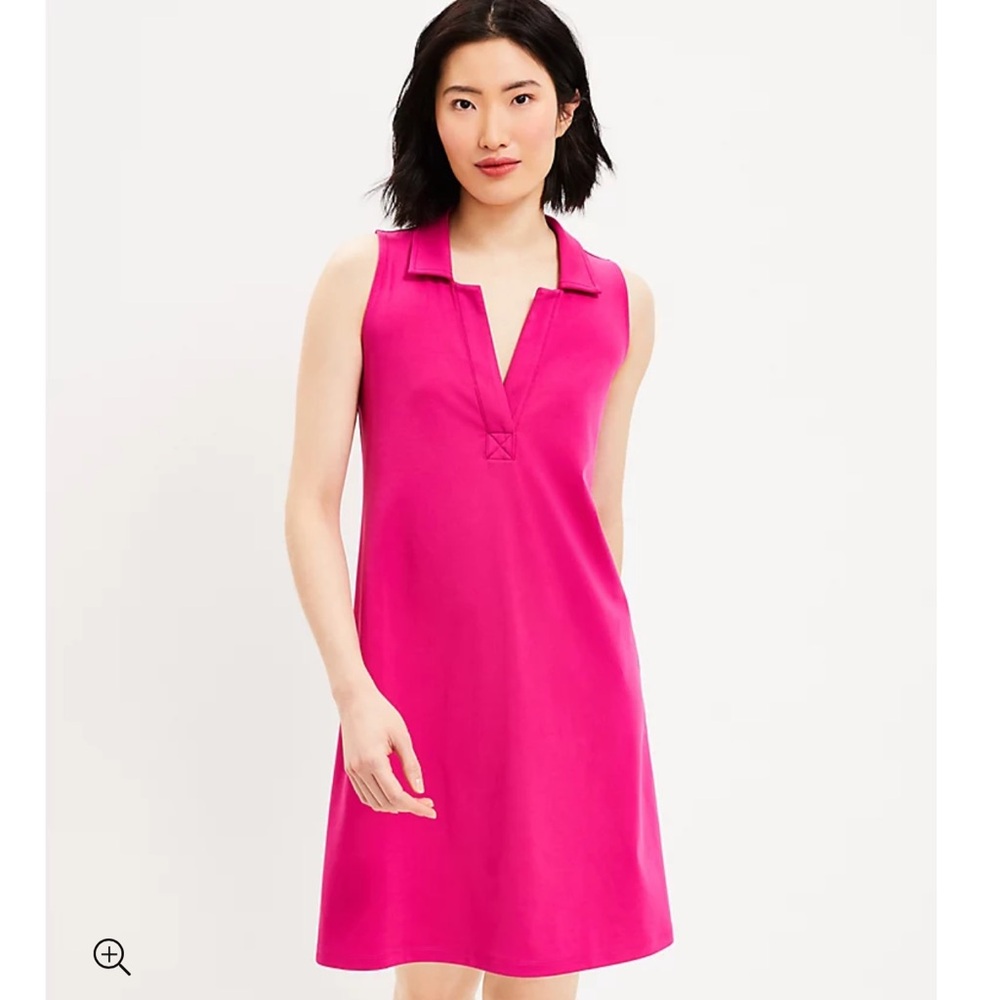 Lou & Grey Luvstretch Sleeveless Split Neck Dress